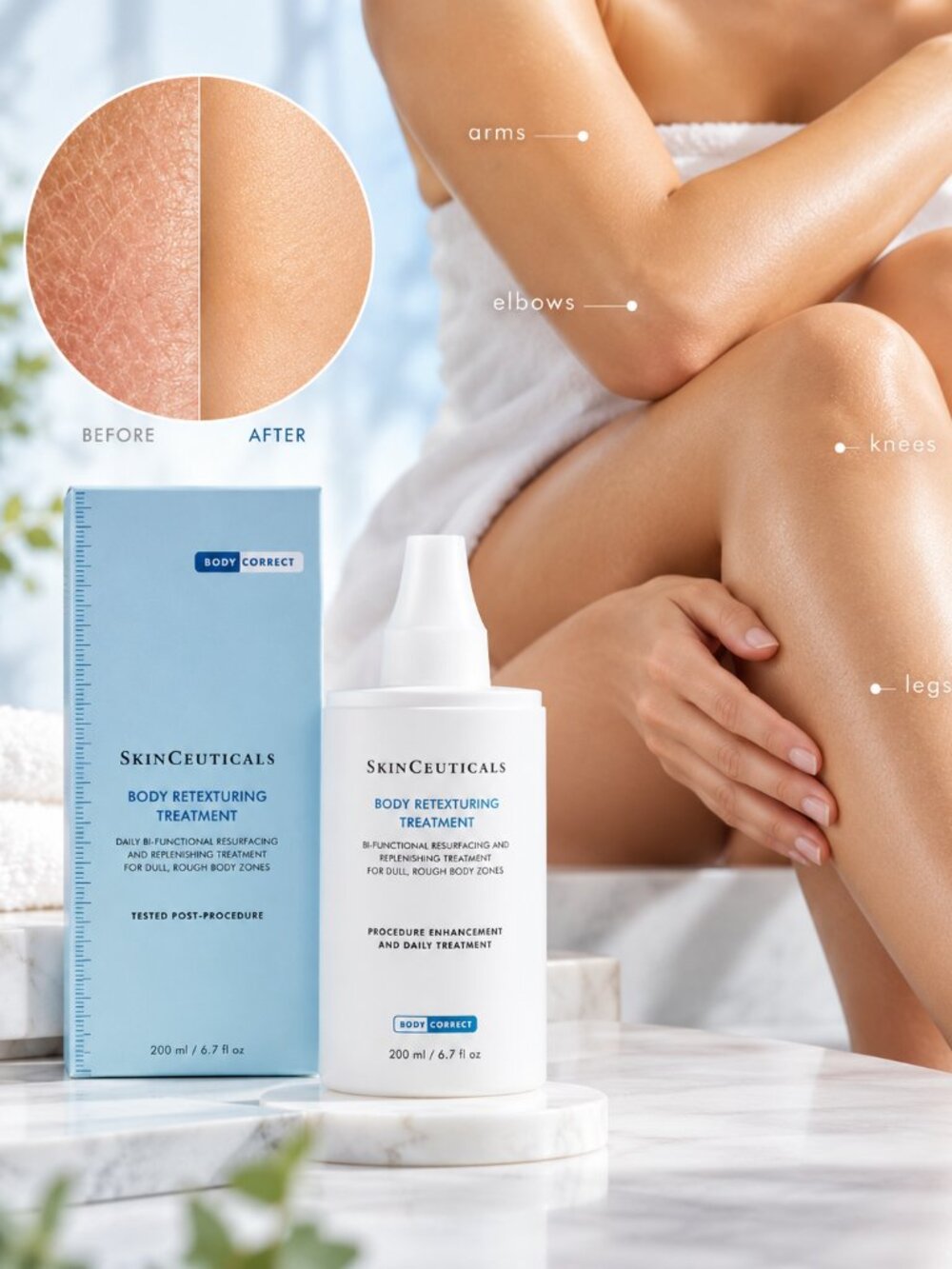 DISCONTINUED | SkinCeuticals Body Retexturing Treatment – 200 mL / 6.7 oz – NIB